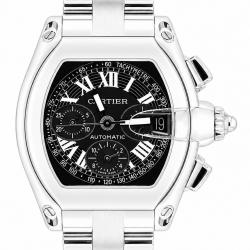 Cartier Roadster XL W62007X6  Chronograph Black Dial Watch